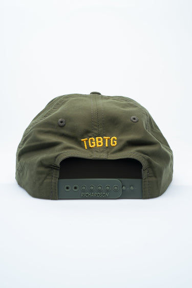 DMFD Logo Richardson 256 Green Rope Hat