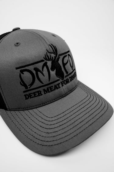 DMFD Logo Richardson 112 Hat Charcoal & Black