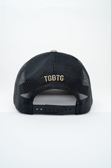 DMFD Logo Richardson 112 Hat Loden Green & Black