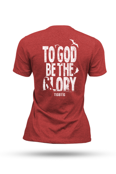 Women's To God Be The Glory Fishing Tee